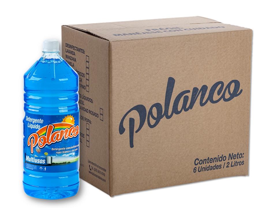 Detergente Líquido Multiusos Manzana 4L - Productos Polanco